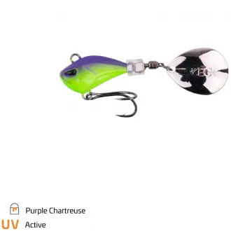 Zeck Fishing Mini Rogue Runner 5 g Purple Chartreuse