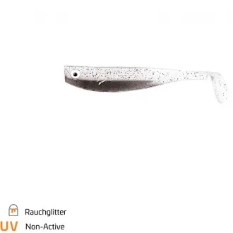 Zeck Fishing Zander Gummi 9 cm Rauchglitter 3 Stück