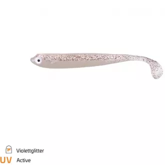 Zeck Fishing Zander Gummi 12 cm Violettglitter 3 Stück