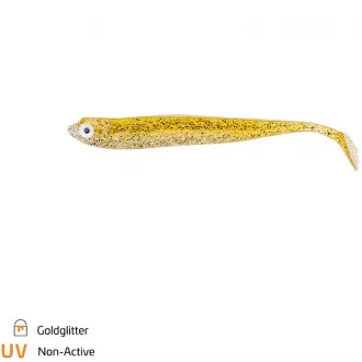 Zeck Fishing Zander Gummi 12 cm Goldglitter 3 Stück