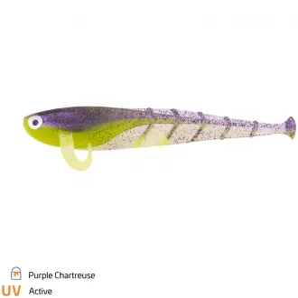 Zeck Fishing Quappie 10 cm Purple Chartreuse 3 Stk