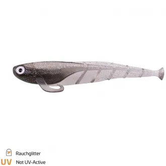 Zeck Fishing Quappie 8 cm Rauchglitter 4 Stück