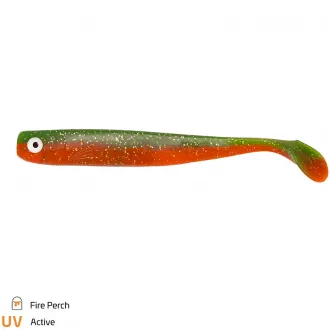 Zeck Fishing Zander Gummi 16 cm Fire Perch 2 Stück