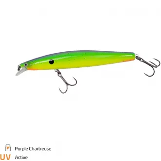 Zeck Fishing Zander Läufer 10,5 cm 0,5 m F Purple Chartreuse