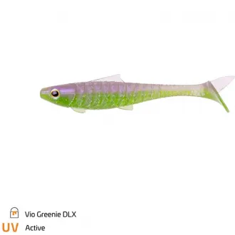 Zeck Fishing Baby Rippler 12 cm Vio Greenie DLX 3 Stück
