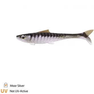 Zeck Fishing Baby Rippler 10 cm Moor Silver 4 Stück