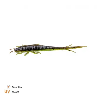 Zeck Fishing BA Shaky Sneaker 10 cm Moor Kiwi 7 Stück