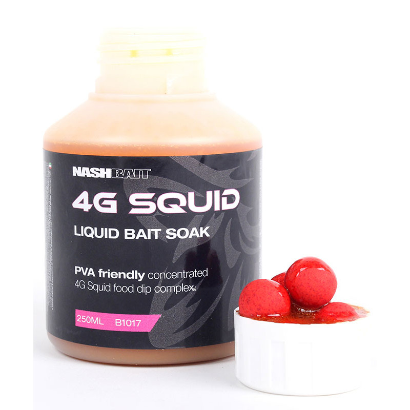 Nash Bait 4G Squid Bait Soak 250 ml Nash Bait 4G Squid Bait Soak 250 ml