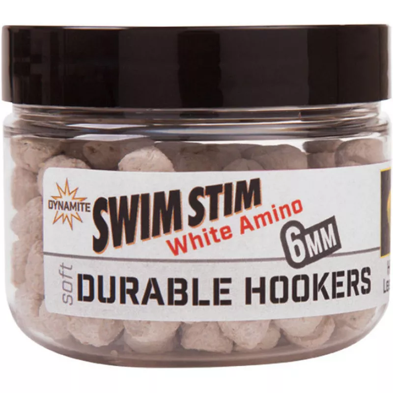 Dynamite Baits Durable Hook Pellet 6 mm White Amino Tubs