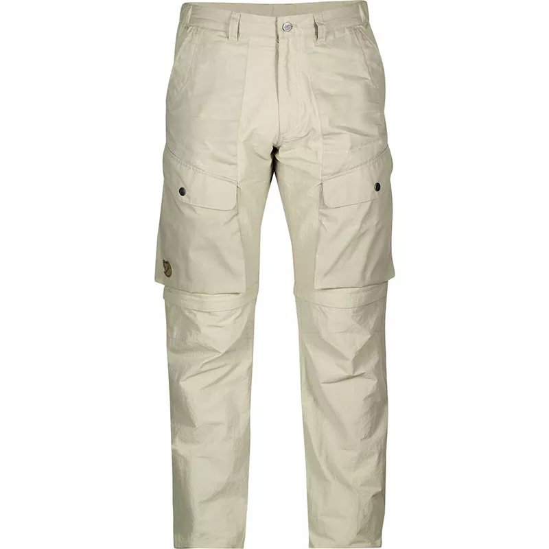 Fjäll Räven Abisko Hybrid Zip-Off Trousers - Beige - 46