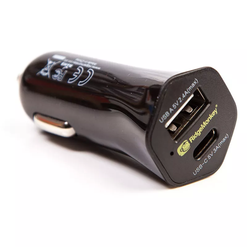 RidgeMonkey Vault USB-C Car Charger 15 W