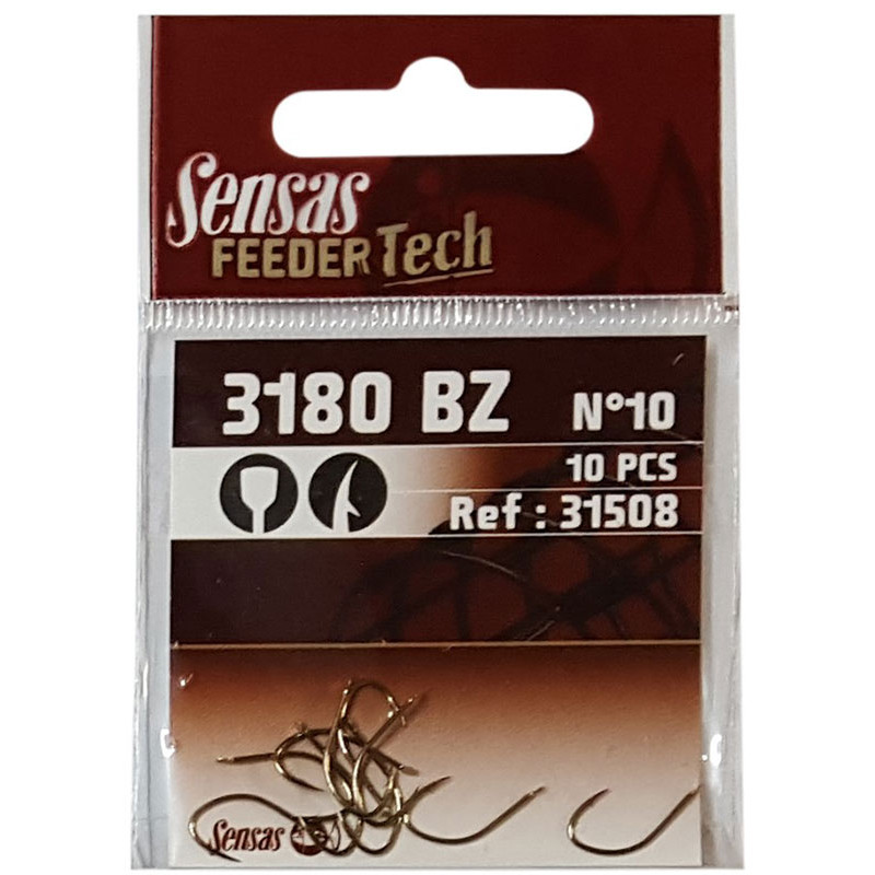 Sensas Feeder Tech 3180 Hooks - No. 10 Sensas Feeder Tech 3180 Hooks - No. 10