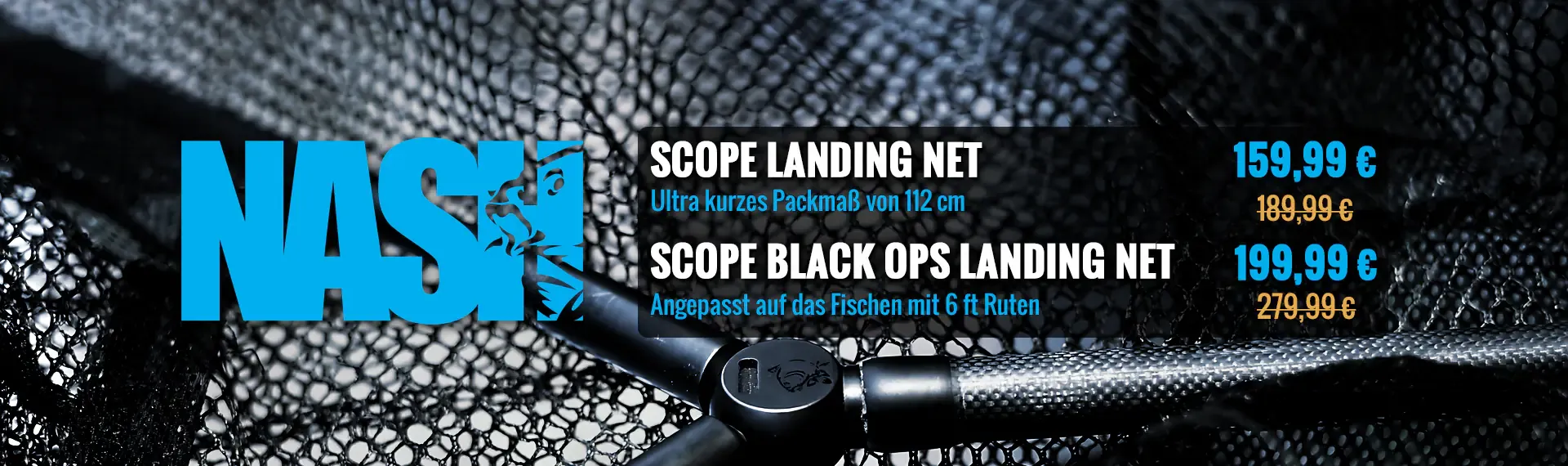 NASH SCOPE LANDING NETS